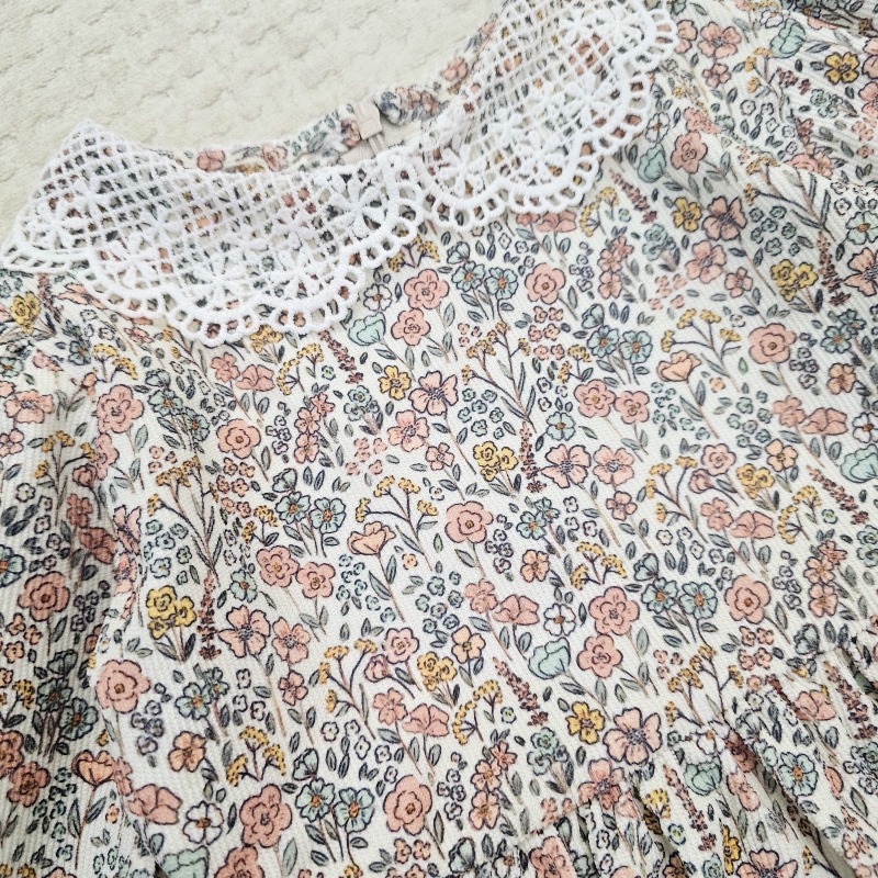 9002 پیراهن مخمل کبریتی دخترانه (پک۲عددی) ۳۰ الی ۵۵