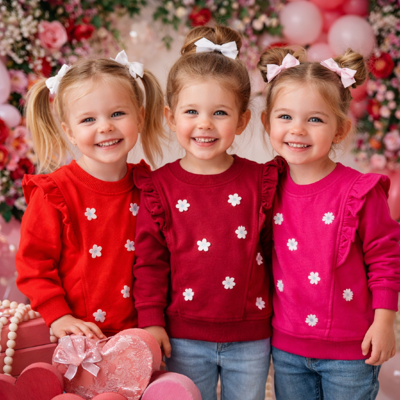 2014 بلوزهای دوطرف چین دخترانه ، پک سه عددی 