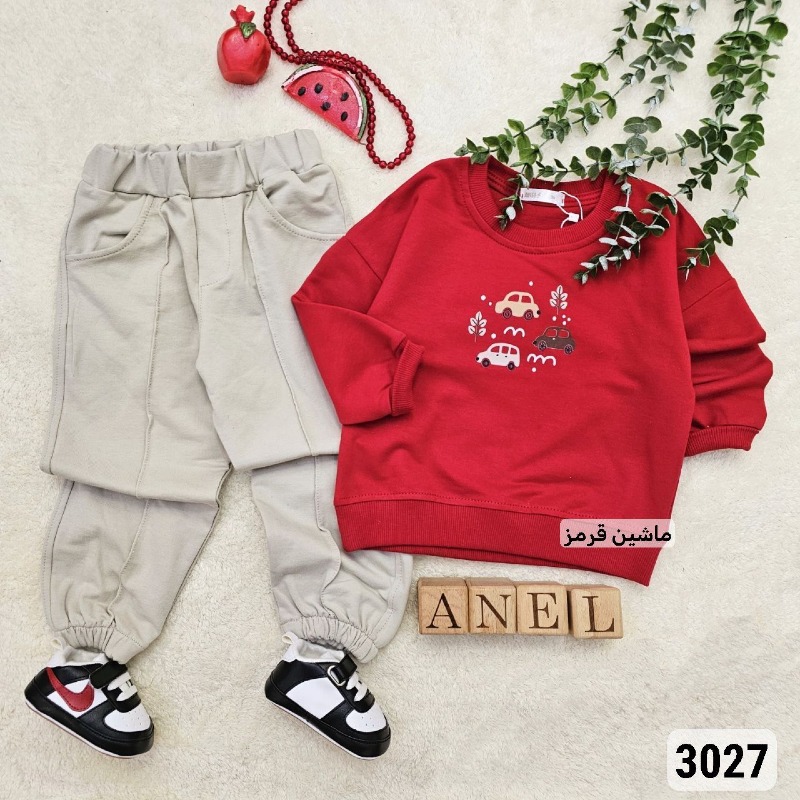 3027 بلوز شلوار یلدایی (دو گروه سایزی) ۳۵ الی ۶۰