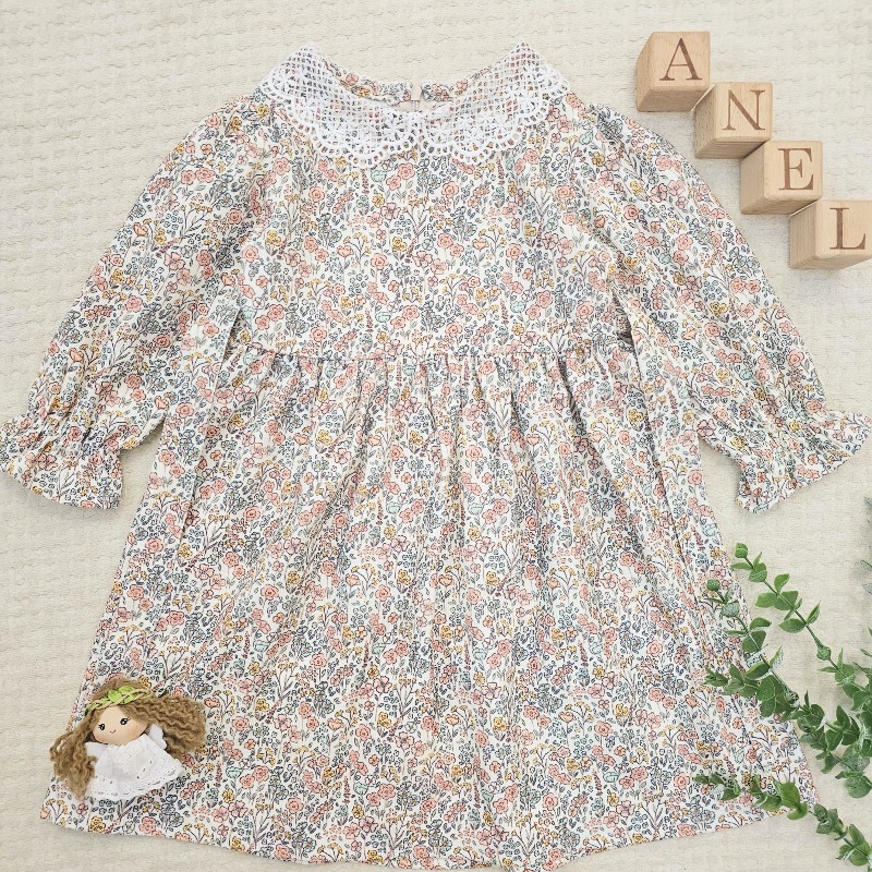 9002 پیراهن مخمل کبریتی دخترانه (پک۲عددی) ۳۰ الی ۵۵