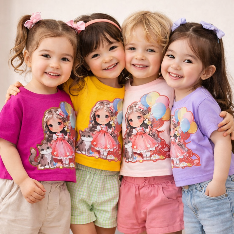 1020 کراپ های آستین کوتاه پنبه یکرو (پک۵عددی)