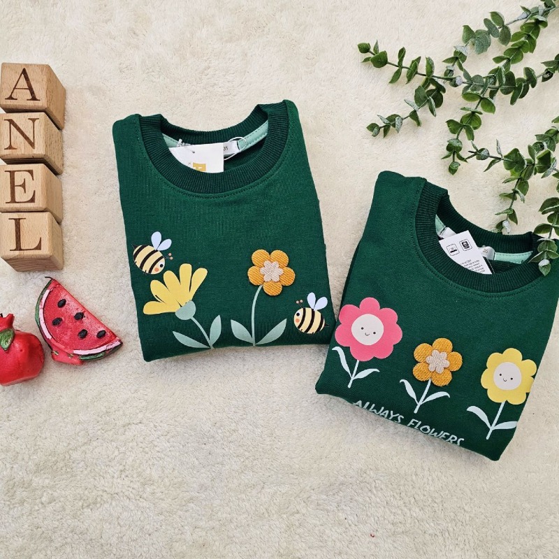 2017 بلوز آستین پفی دخترانه (پک۳عددی)