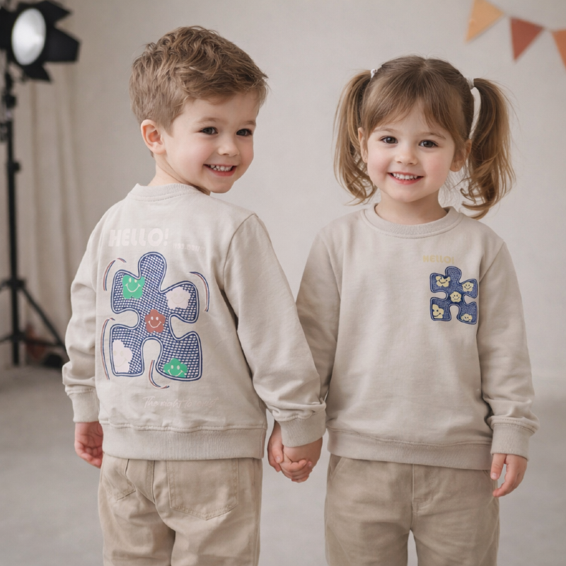 1011 بلوز دورس و شلوار کتان سایزهای 45-50 و 55-60