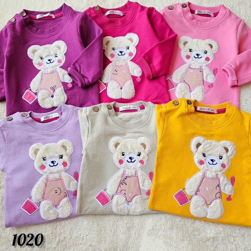 1020 بادی شلوار چوبکاری گلدوزی پک 4 عددی