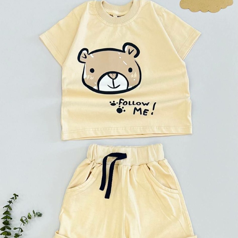 6026 تیشرت شلوارک نقلی babygap پک 4عددی